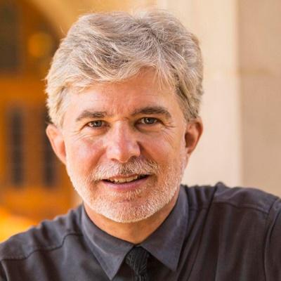 Editorial circular headshot of Dr. Joerg Rieger, lead theologian